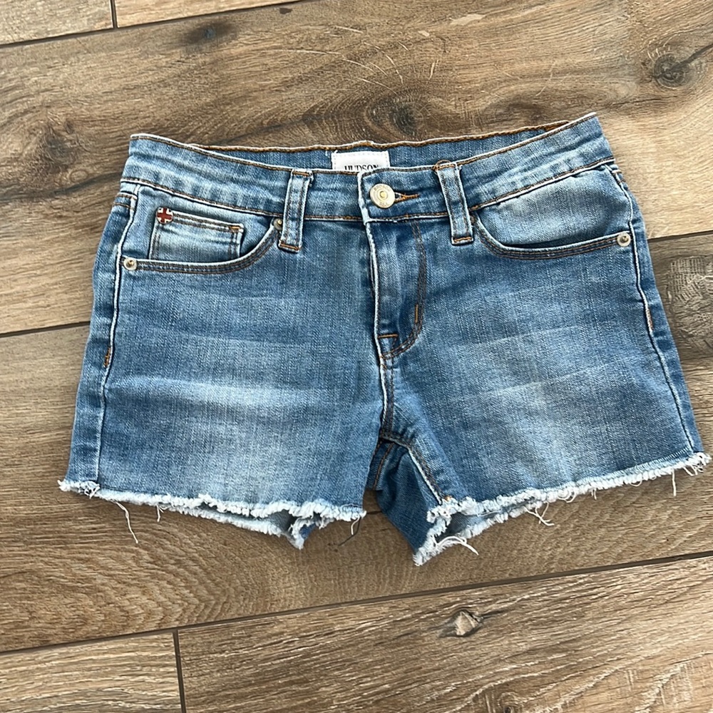 Cute cut off fringed Hudson shorts size 12.
